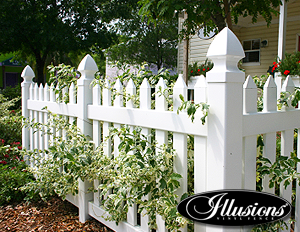 401-4 POINTED TOP PICKET FENCE