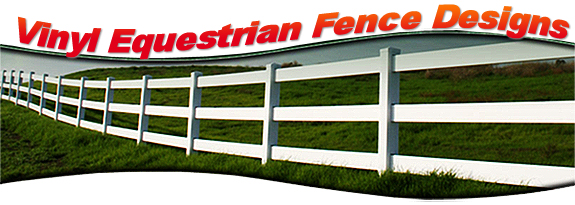 Equestrian Post & Rail Vinyl Fence